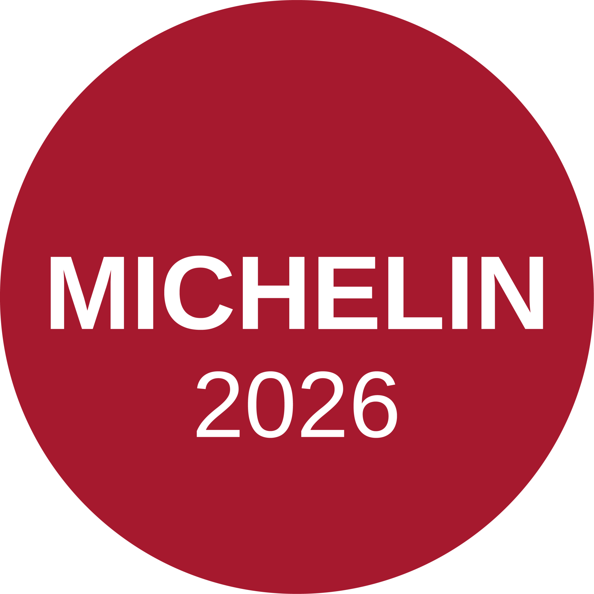 MICHELIN Selected Restaurant_2026_Round_Red tambu michelin guide