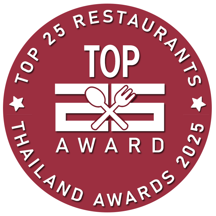 T25R_Logo_Badge_Thailand_WINNER_2025_bgr720 Asia's Best New Hotel Restaurant - Tambu