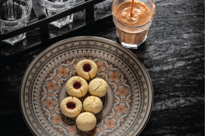 Miniature versions of Indian sweets