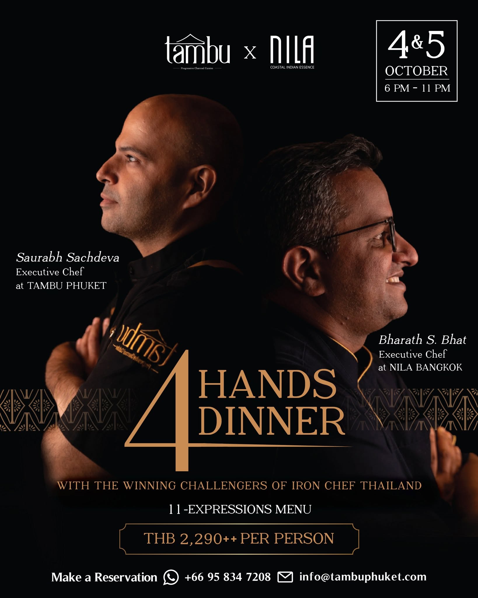 NILA Bangkok 4 Hands Dinner at Tambu Phuket